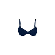 Padded Underwire Bikini Top-Midnight Noir